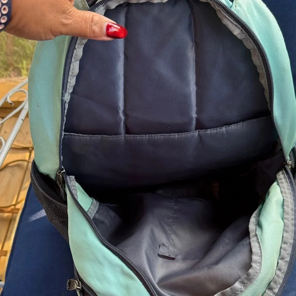 Under Armour Green and Gray Backpack